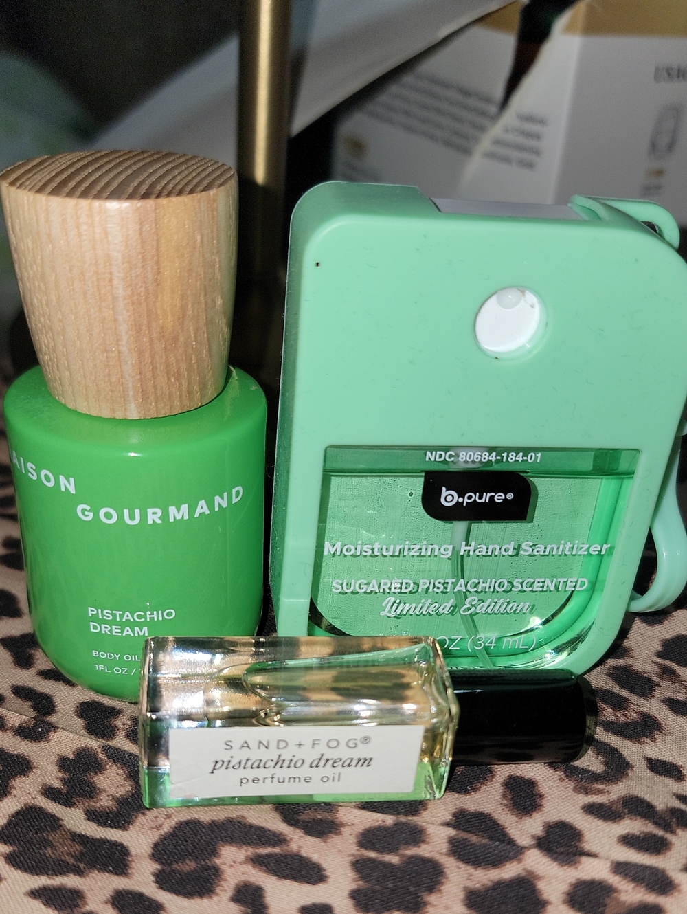 Pistachio Dream Scented Trio - Green Perfume Oil, Body Oil & HS🔥💚